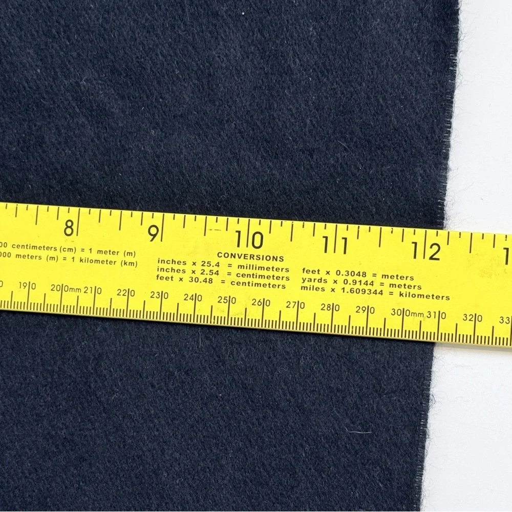 Scottish Cashmere Black Men's Scarf 12x64”